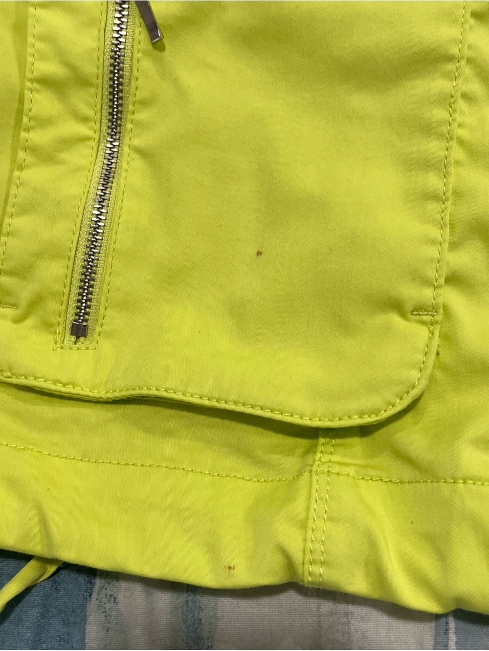 Zenergy Neon Yellow Sleeveless Hooded Vest - Picture 7 of 7